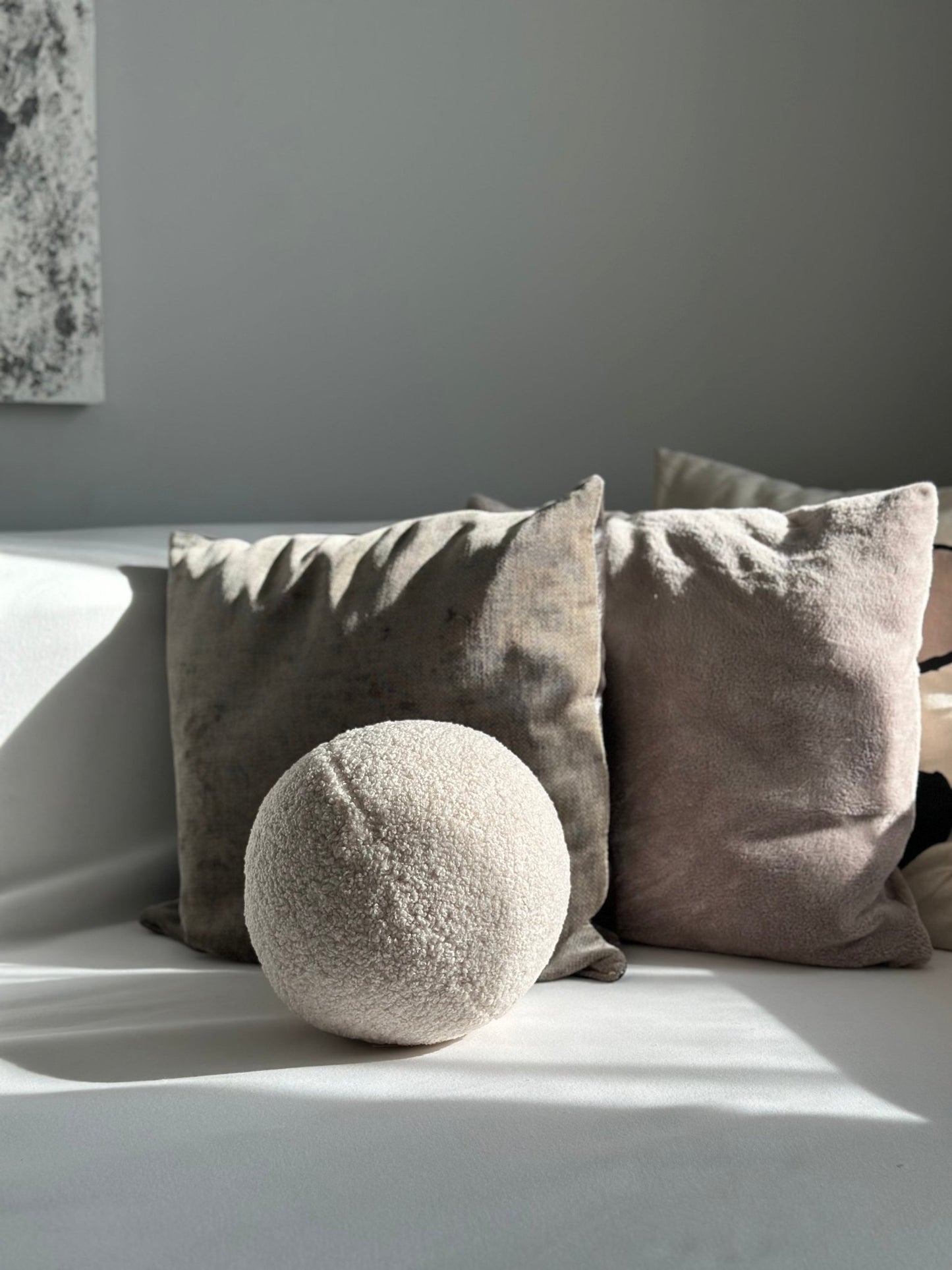 Balla Boucle Kids Decorative Pillow | Baby & Living Room Cushion | Soft Plush Accent Pillow for Nursery & Playroom - VivimadeCa