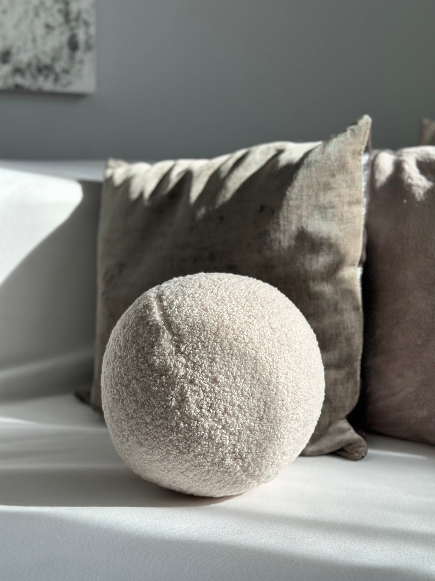 Balla Boucle Kids Decorative Pillow | Baby & Living Room Cushion | Soft Plush Accent Pillow for Nursery & Playroom - VivimadeCa