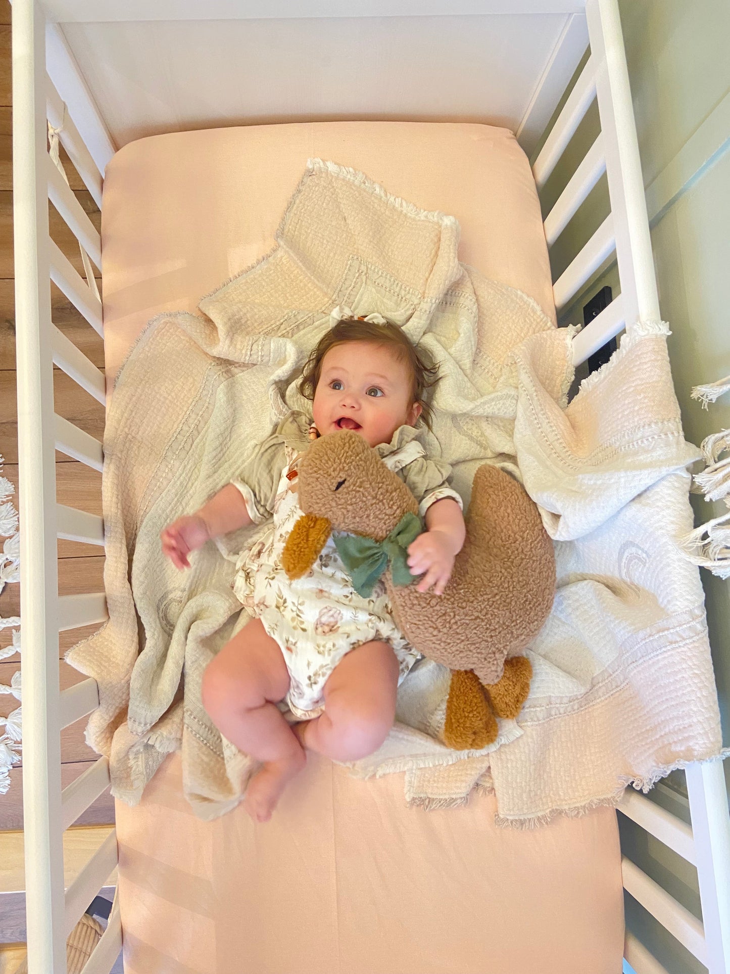 Kids Baby Sleeping Companion Luna Duck Pillow - Soft, Cuddly, & Comfortable Plush Duck for Infants, Sleep Aid Toy, Nursery Decor