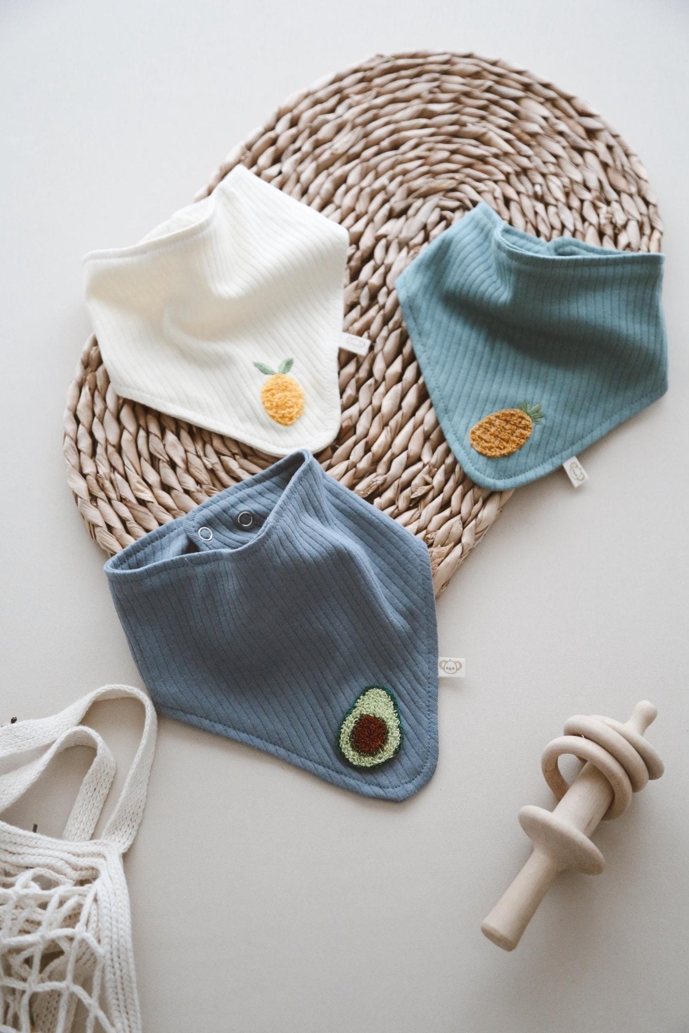 Baby Bibs – 3 - Pack Soft, Absorbent & Adjustable Organic Cotton Bandana Bibs for Infants Toddlers – Perfect Baby Shower Gift , OEKO - TEX® - VivimadeCa