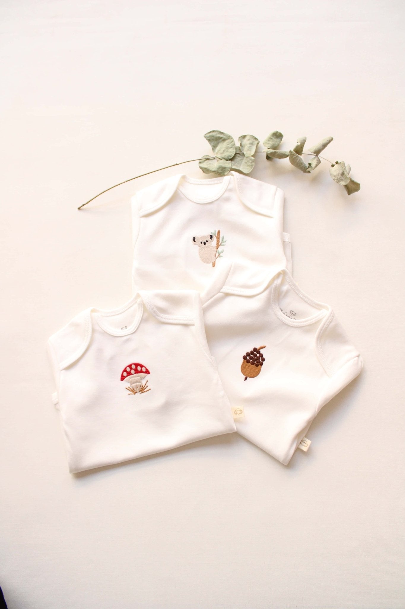 Baby Bodysuit | 3 Pieces Set 100% Organic Natural Cotton Baby Bodysuit | Gender Neutral | Premium Quality | Perfect Baby Shower Gift - VivimadeCa