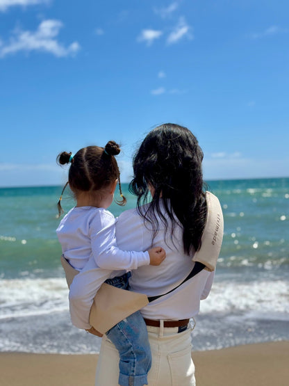 Baby Toddler Hip Sling Carrier - 100% Organic Cotton, Holds up to 20 kg, Safety Tested & Easy to Use Compact Babywearing Strap,Gifts for Mom - VivimadeCa