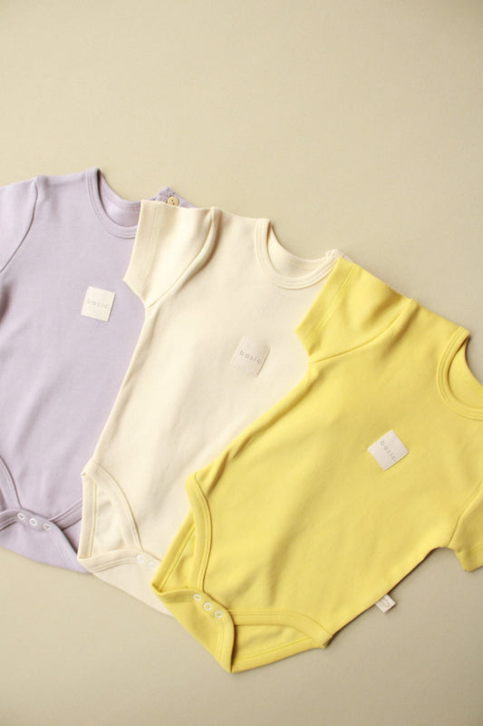 Bodysuit 3 - Pack Organic Cotton Baby Clothes, Premium Soft Gender Neutral Newborn Outfit, Ideal Baby Shower Gift & Comfort Wear - VivimadeCa