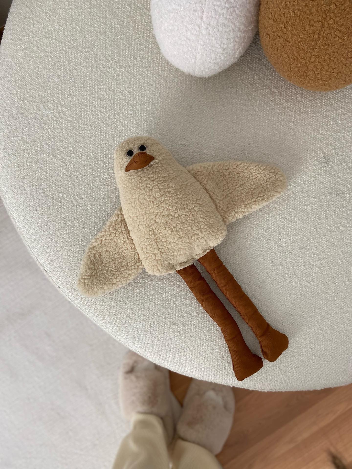Plush Duck Stuffed Animal Duffy | Soft & Cuddly Toy for Kids | Perfect Baby Shower Gift Kids Baby Sleeping Companion , Pillow - VivimadeCa