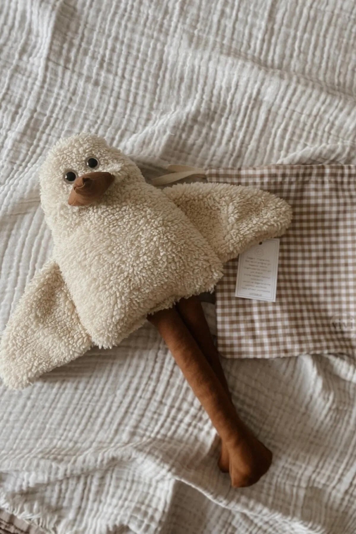 Plush Duck Stuffed Animal Duffy | Soft & Cuddly Toy for Kids | Perfect Baby Shower Gift Kids Baby Sleeping Companion , Pillow - VivimadeCa