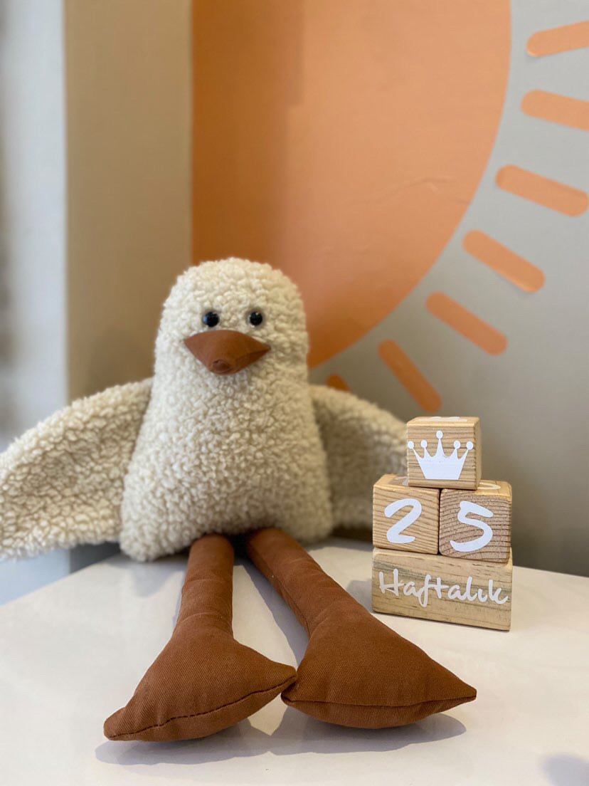 Plush Duck Stuffed Animal Duffy | Soft & Cuddly Toy for Kids | Perfect Baby Shower Gift Kids Baby Sleeping Companion , Pillow - VivimadeCa