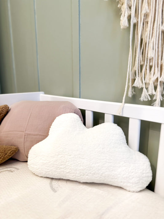 Teddy Cloud Pillow Children's Room, Baby Room Accessory, Decorative Plush Cushion - VivimadeCa